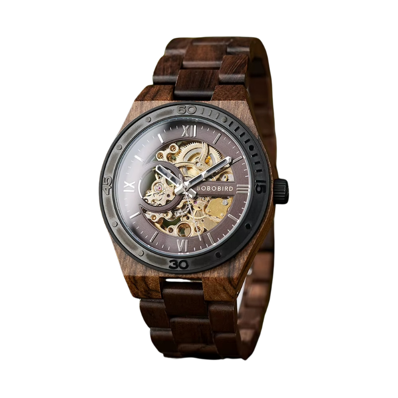 Montre Acajou Dom Verry