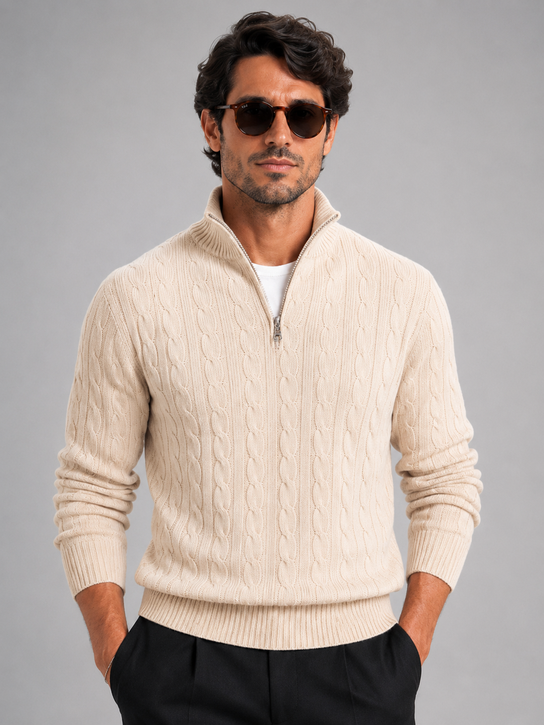 Ensemble Beige Chiné Saint-Rémy