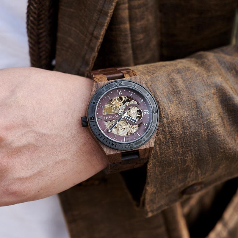 Montre Acajou Dom Verry
