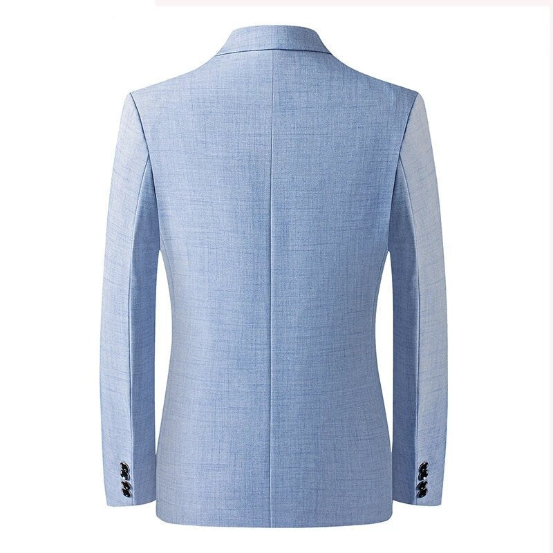 Blazer Eaton — Lin Beige Ajusté