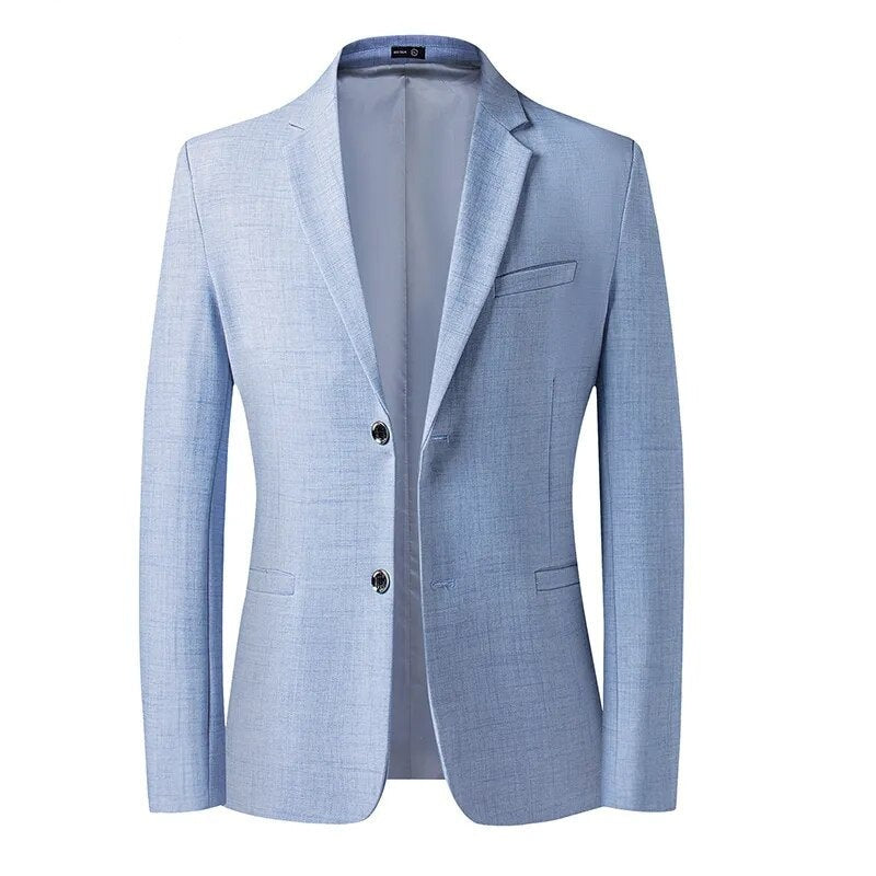 Blazer Eaton — Lin Beige Ajusté