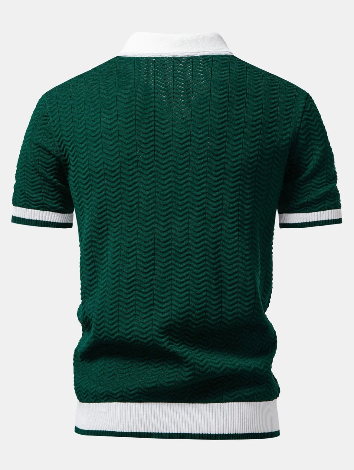 Chemise Popeline Vert Anglais Fontainebleau