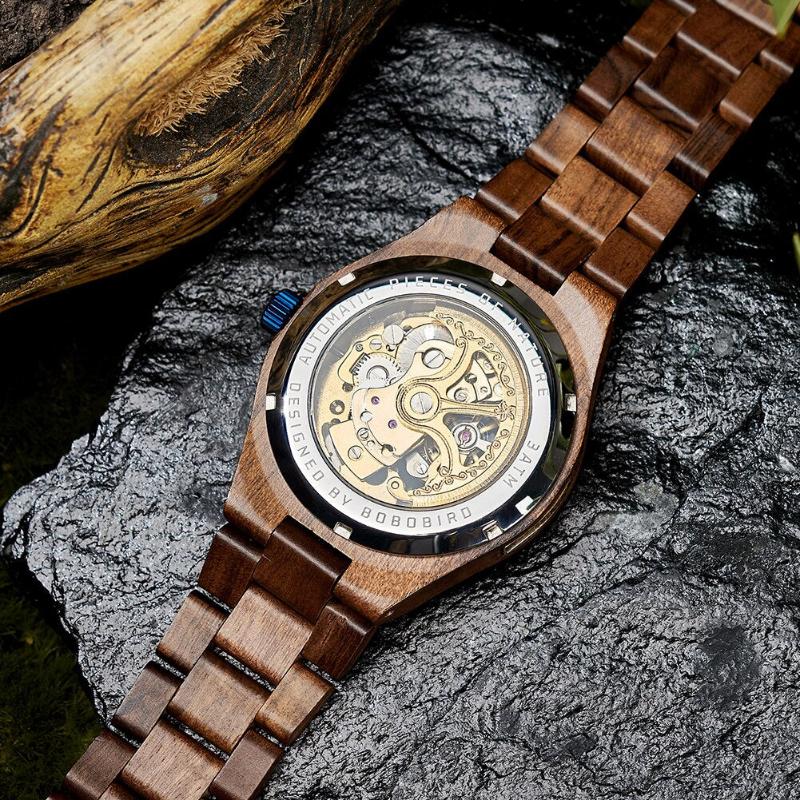 Montre Acajou Dom Verry