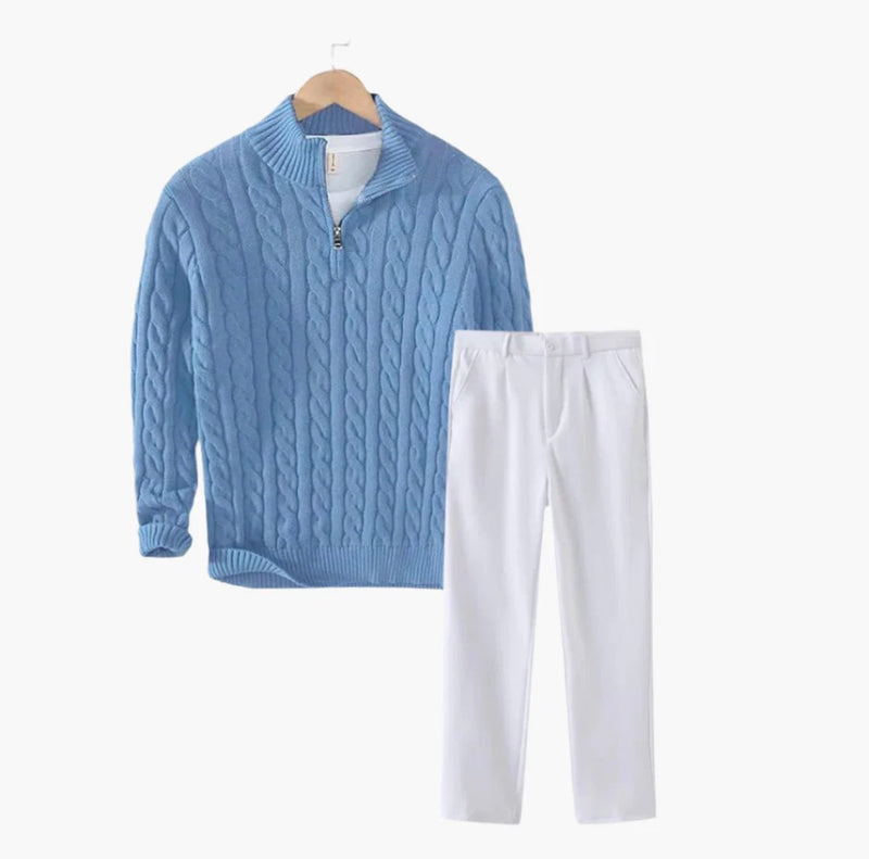 Ensemble en Maille Marine Honfleur
