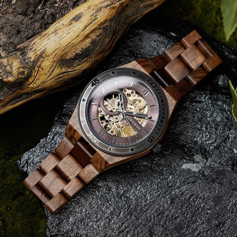 Montre Acajou Dom Verry