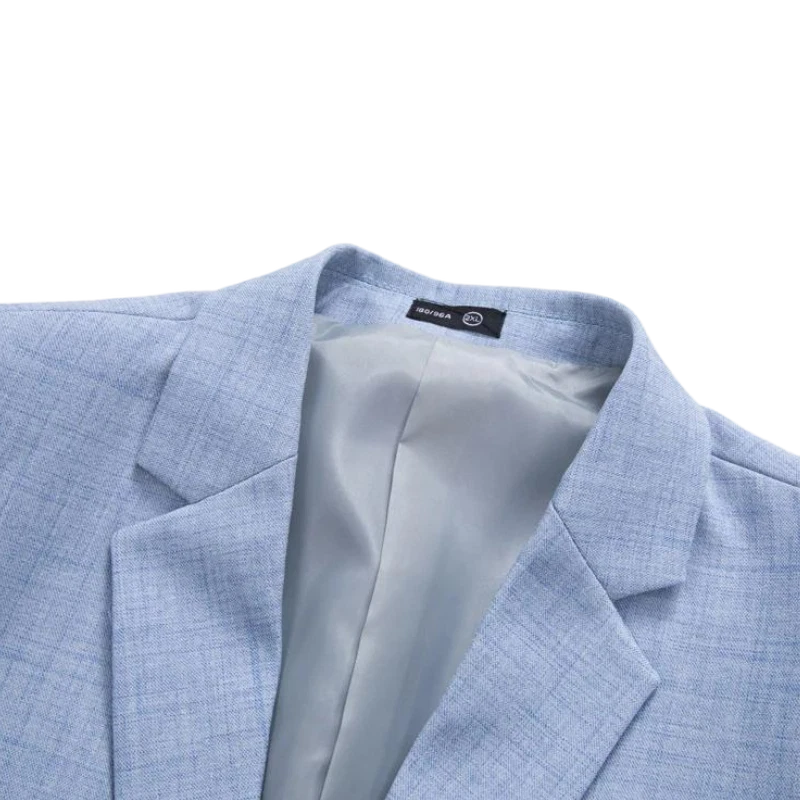 Blazer Eaton — Lin Beige Ajusté