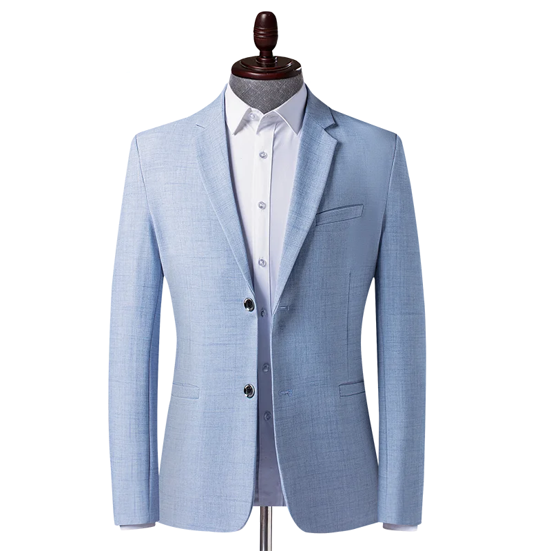 Blazer Eaton — Lin Beige Ajusté